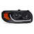 TLED-H117 PB. 389/388/367/567 HEATED LED PROJECTOR BLACK HEADLIGHT ASSEMBLY - PASSENGER SIDE