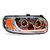 TLED-H115 PB. 389/388/367/567 HEATED LED PROJECTOR CHROME HEADLIGHT ASSEMBLY - PASSENGER SIDE