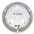 40023 40 SERIES, INCANDESCENT, 1 BULB, ROUND CLEAR, DOME LIGHT, GRAY FLANGE MOUNT, PL-2, STRIPPED END/RING TERMINAL, 12V, KIT