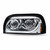 TLED-H49 CHROME FREIGHTLINER CENTURY LED PROJECTOR HEADLIGHT ASSEMBLY WITH DUAL FUNCTION HALO STRIP - DRIVER SIDE