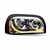 TLED-H14 CHROME FREIGHTLINER CENTURY HALOGEN PROJECTOR HEADLIGHT ASSEMBLY WITH DUAL FUNCTION LED STRIP - PASSENGER SIDE
