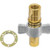 Buyers QDWC12 - Wing-Type Hydraulic Quick Coupler, 3/4" NPT, 12 GPM Flow Rate, Cast Iron Wing, Brass Coupler