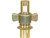 Buyers QDWC12 - Wing-Type Hydraulic Quick Coupler, 3/4" NPT, 12 GPM Flow Rate, Cast Iron Wing, Brass Coupler