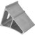 Buyers WC7118A - Aluminum Wheel Chock with Ribbed Slope for Secure Parking & Servicing of Trucks and Semis