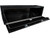 Buyers 1702317 - Heavy-Duty 18x18x66 Inch Black Steel Underbody Truck Toolbox with T-Handle Latch and Lock