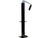 Buyers 0091265 - 5000 lb Capacity A-Frame Jack with 15" Travel - Top Wind, Round, Black Powder Coat Finish for Utility, RV & Landscape Trailers