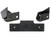 Buyers 1304410 - SAM Rubber and Steel V-Plow Center Edges Kit for Fisher Snow Plows