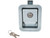 Buyers L1980 - Junior Flush Mount Rectangular Paddle Latch with Lock, Zinc Plated Steel, for Toolboxes, Truck Boxes & More