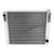 American Radiator 162421 - 19" x 24" Chevy Aluminum Racing Radiator, 2 Row, Single Pass