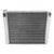 162421 19" X 24" CHEVY ALUMINUM RACING RADIATOR: 2 ROW, SINGLE PASS