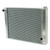 162621 19" X 26" CHEVY ALUMINUM RACING RADIATOR: 2 ROW, SINGLE PASS