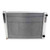 American Radiator 162722 - 19" x 27.5" Chevy Aluminum Racing Radiator, 2 Row, Double Pass