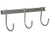 Buyers 3009122 - J-Hook Hanger for Truck Boxes: Heavy-Duty Aluminum Storage for Ropes, Cables & More