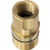 Buyers QDWC161 - 1" Male Wing-Type Hydraulic Quick Coupler with 50 GPM Flow Rate, Cast Iron Wing, Brass Coupler