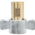 Buyers QDWC162 - 1" NPT Brass Wing-Type Hydraulic Quick Coupler Female Half with 50 GPM Flow Rate