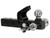 Buyers 1802279 - Tri-Ball Hitch with Pintle Hook for 2-Inch Receivers - 6000/7500/10000 lb Capacity - Chrome Balls & Powder Coat Finish