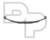 Dayton US-1052 - Double Eye Trailer Leaf Spring