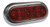 Grote 52592-5 - Red Oval LED Stop Tail Turn Light with Chrome Trim Ring