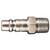 1857BK 1/2'' MALE PLUG G-STYLE