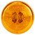 Truck-Lite 30200Y3 - 30 Series Incandescent Yellow Round One-Bulb Marker Clearance Light, PC, PL-10, 12V, Bulk