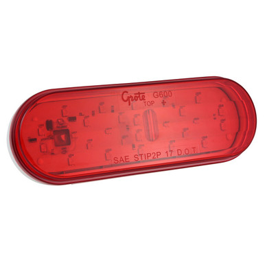 GROTE G6002: Red LED Oval Stop/Turn/Tail Light