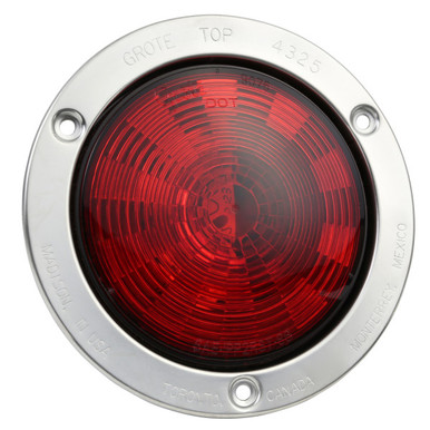 GROTE 54492 LED Light: Red, 4