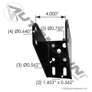 AUTOMANN M62859: Mack Volvo Shock Bracket