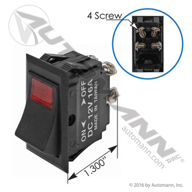 AUTOMANN 577.3059 Illuminated Rocker Switch