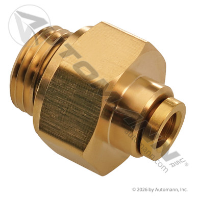 洋楽 Ballin'ham Connection Automann 177.13B684M16 - Brass PLC Male Connector 1/4in X M16 for