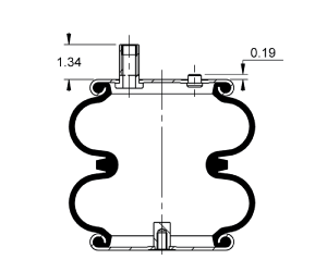 AS-4758 AIR BAG AIR SPRING - Sadler Power Train Inc