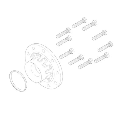 SAF HOLLAND 2073190000150 Hub Assembly