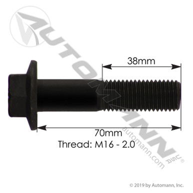 AUTOMANN M5387 Flange Bolt 16mm