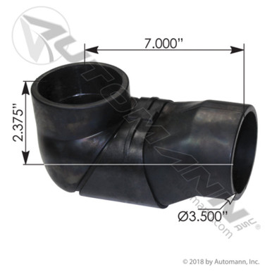 AUTOMANN M554161 Intake Elbow - Rubber