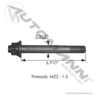 AUTOMANN TR8087814 Volvo Threaded Stud