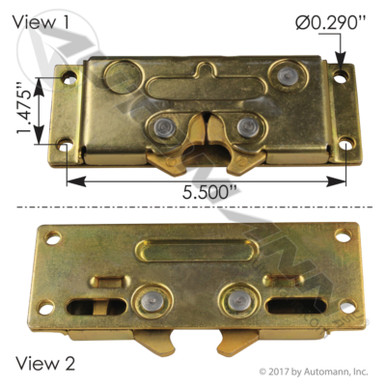 AUTOMANN HLK2129 Peterbilt-Mack Door Latch