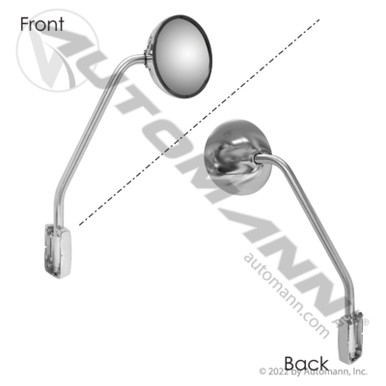 AUTOMANN Kenworth T680 Chrome Mirror RH