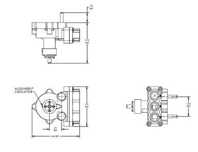 Haldex 90554905 Height Control Valve
