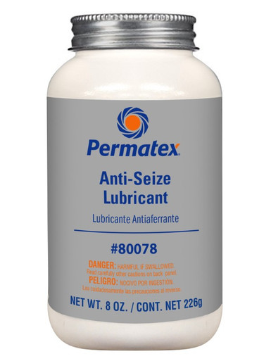 PERMATEX 80078 Anti-Seize: 8oz Brush Top