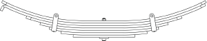 TRA2256 LEAF SPRING ASSEMBLY - Sadler Power Train Inc