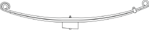43-694 FORD FRONT LEAF SPRING - Sadler Power Train Inc