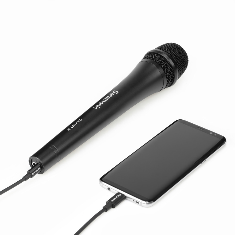 SR-HM7 Di Digital Dynamic Handheld Microphone with Lightning Cable for Apple iPhone & iPad & USB  Cable for Windows PCs & Apple Mac Computers