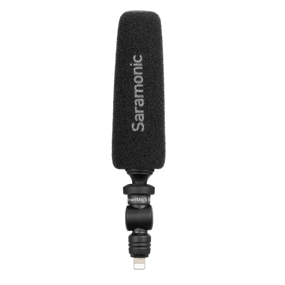 SmartMic5 Di Unidirectional Micro-Shotgun Microphone with Lightning for Apple iPhones and iPads for Videos, Vlogging, Live Streaming, Social Media Updates and more