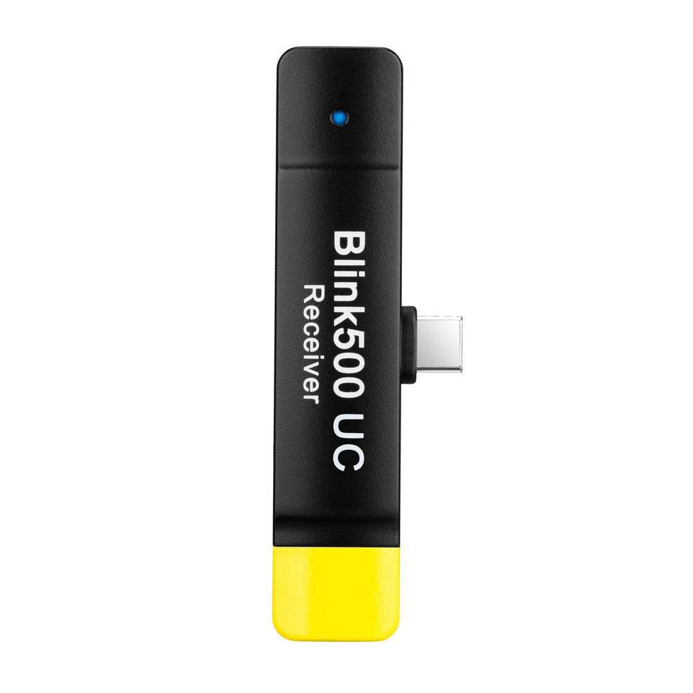 Blink 500 RXUC Ultracompact 2.4 GHz Wireless Microphone Dual-Receiver for Devices with USB-C Ports Like Android Smartphones or Tablets, Computers & More