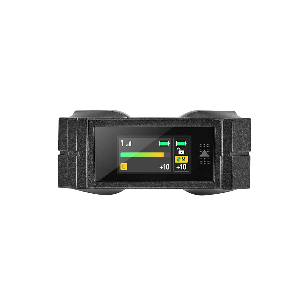 Blink Me 2-Person Smart Wireless Mic System w/ Touchscreen, Customizable Transmitters & Recording