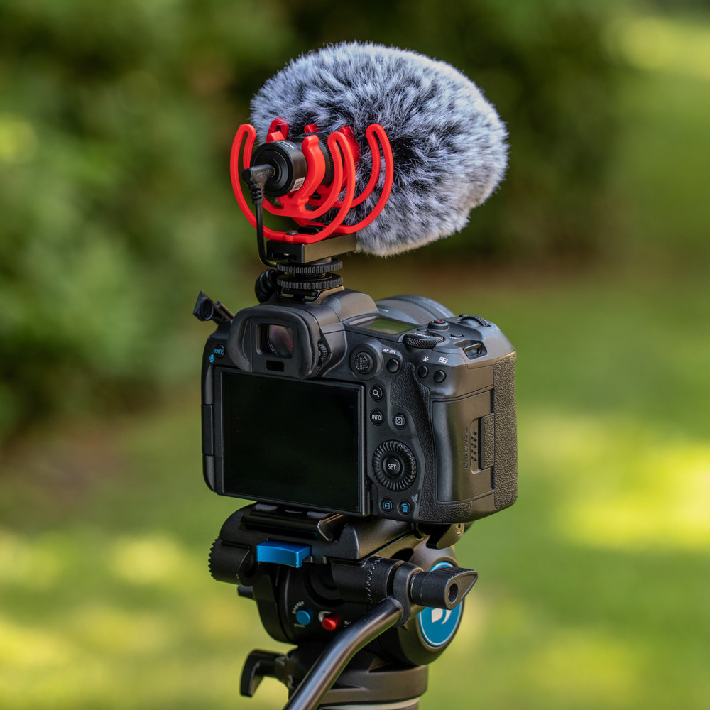 Vmic Mini II Camera-Mount Shotgun Microphone with Dual Rycote Lyre Suspension & Furry Windscreen
