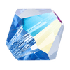 6mm Preciosa Crystal Bicones Sapphire Glitter