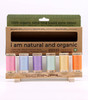 Scanfil Organic Cotton  50/2 WT 500 Yard Pastels 6 Spool + Rack Set