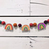 The Woodsy Craft Co. - DIY Craft Kit - Rainbow Garland
