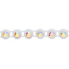 SS6 Rhinestone Banding 10 Yard Card - White