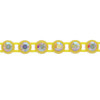 SS6 Rhinestone Banding 10 Yard Card - Yellow
